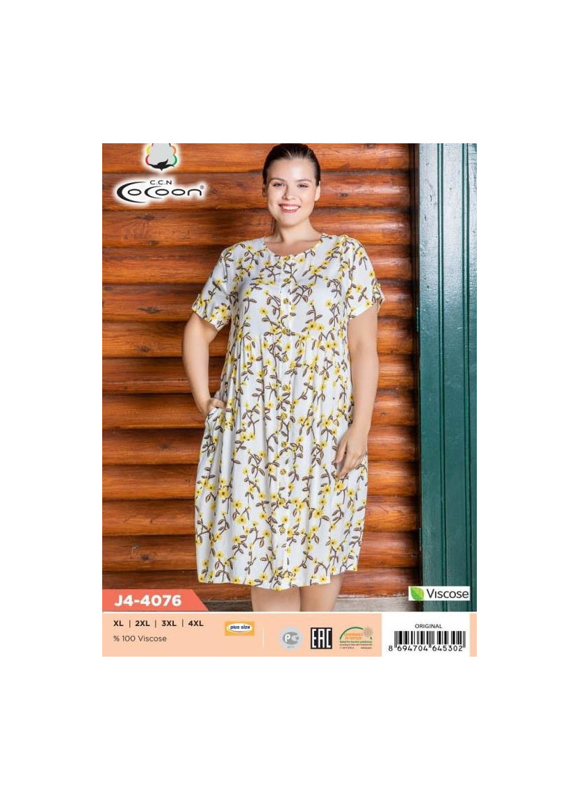 CCNJ4-4076_ORI Women's Robe (XL+XXL+3XL+4XL) — Turkey wholesale collection