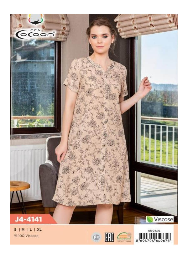 CCNJ4-4141_ORI Women's Robe (S+M+L+XL) — factory-direct from Turkey