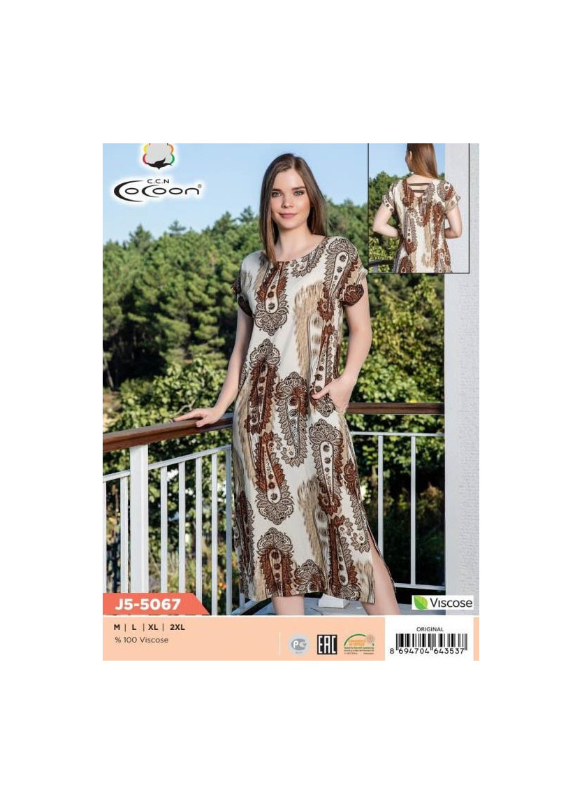 Платье (M+L+XL+2XL) COCOON CCNJ5-5067_ORI — оптом для магазинов и бутиков