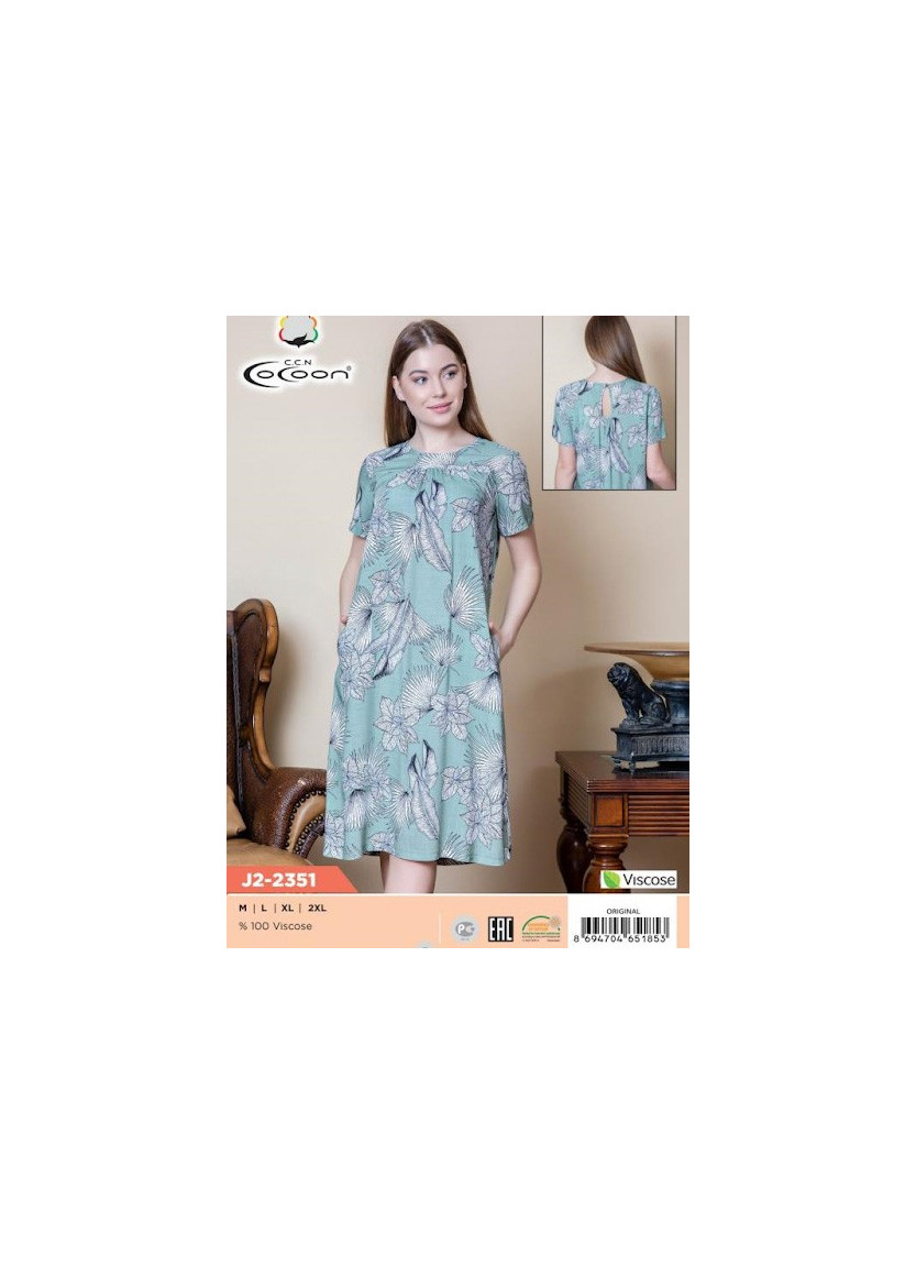 Платье (XL+XXL+3XL+4XL) COCOON CCNJ2-2351_ORI — оптом от турецкой фабрики