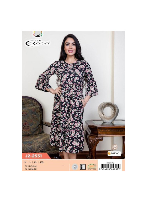 CCNJ2-2531_ORI Modal Dress (M+L+XL+2XL) — wholesale for boutiques