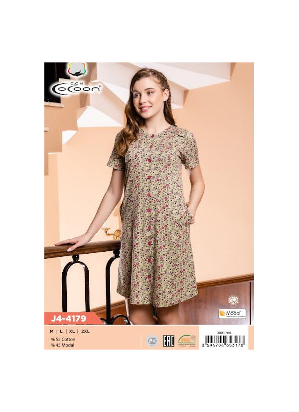 CCNJ4-4179_ORI Modal Women's Robe (M+L+XL+2XL) — Turkish factory wholesale