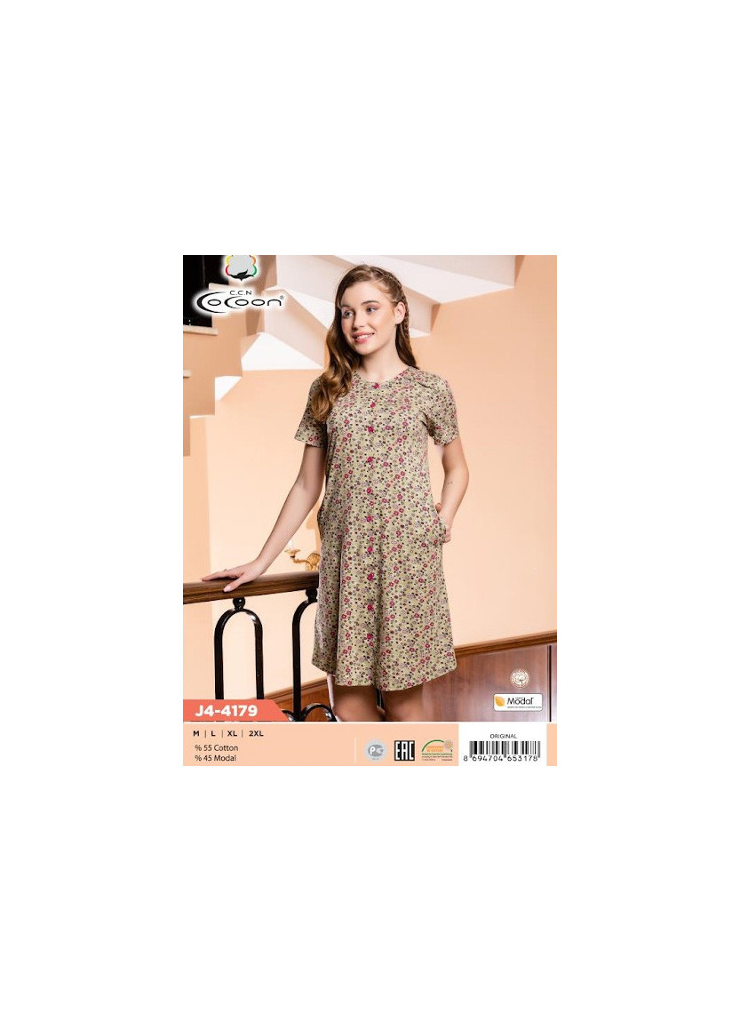 CCNJ4-4179_ORI Modal Women's Robe (M+L+XL+2XL) — Turkish factory wholesale