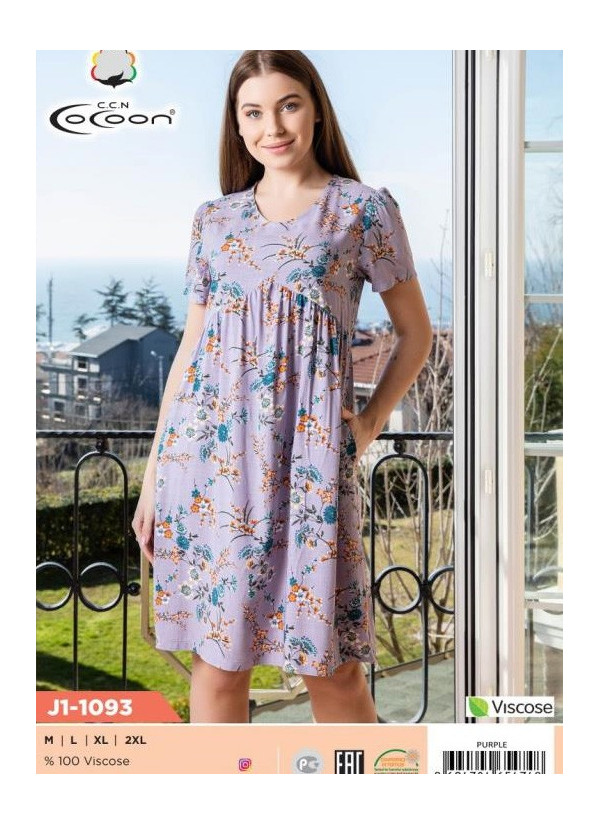 CCNJ1-1093_PUR Dress (M+L+XL+XXL) — factory-direct from Turkey