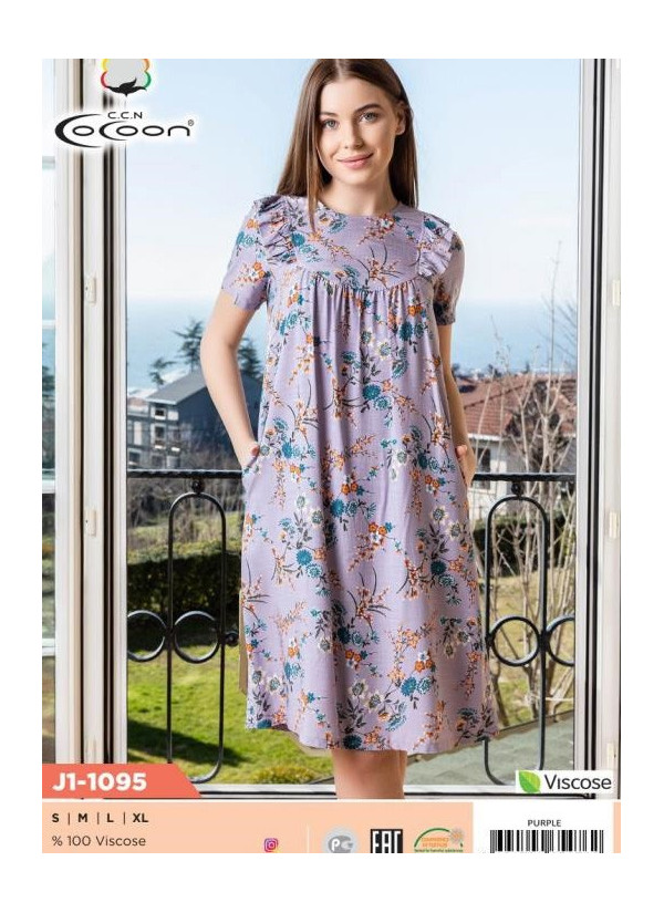 CCNJ1-1095_PUR Dress (S+M+L+XL) — direct Turkish factory supply