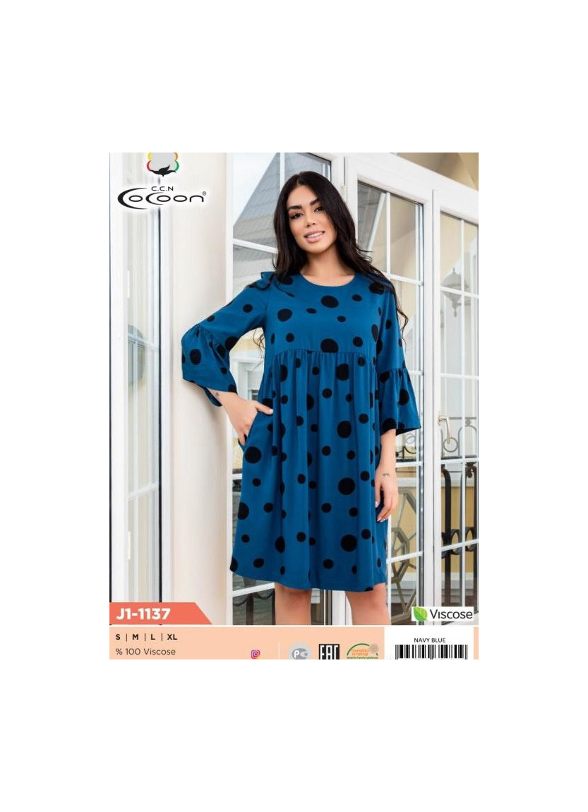 CCNJ1-1137_NBL Dress (S+M+L+XL) — Turkish factory wholesale