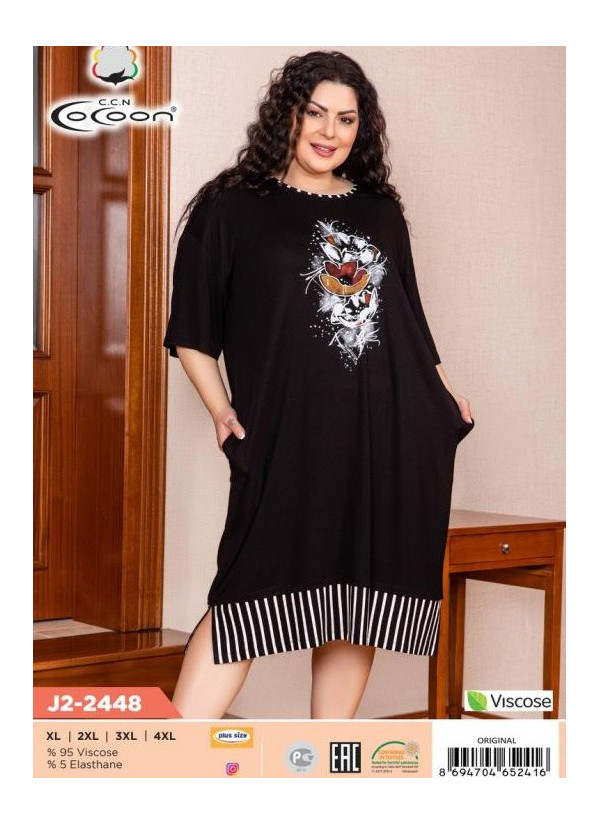 CCNJ2-2448_ORI Dress (XL+XXL+3XL+4XL) — Turkish textile wholesale