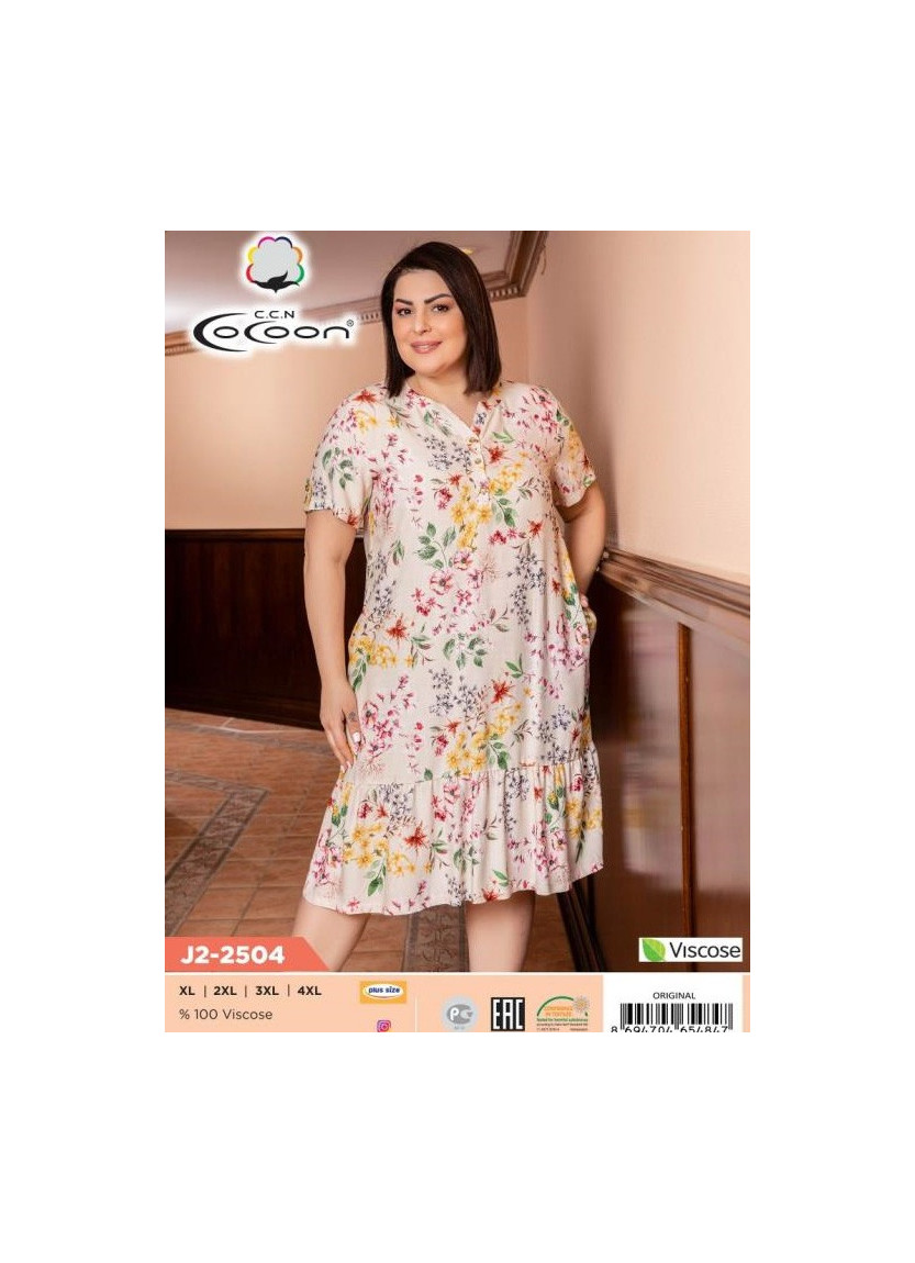 CCNJ2-2504_ORI Dress (XL+XXL+3XL+4XL) — wholesale from Turkey