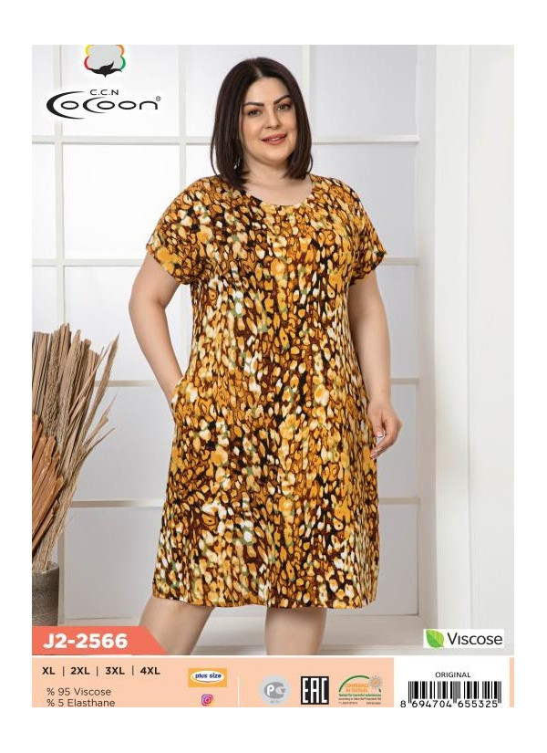 CCNJ2-2566_ORI Dress (XL+XXL+3XL+4XL) — Turkish textile wholesale