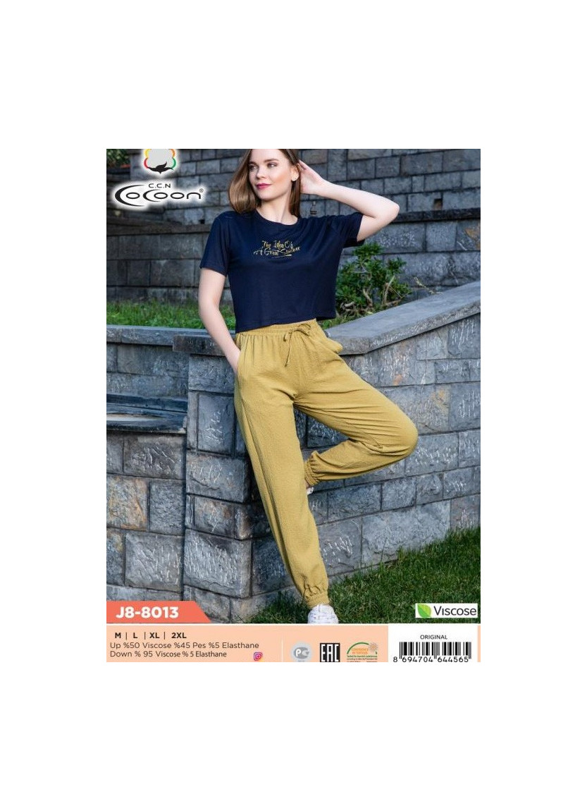 Комплект с Брюками (M+L+XL+XXL) COCOON CCNJ8-8013_ORI — оптом от турецкой фабрики
