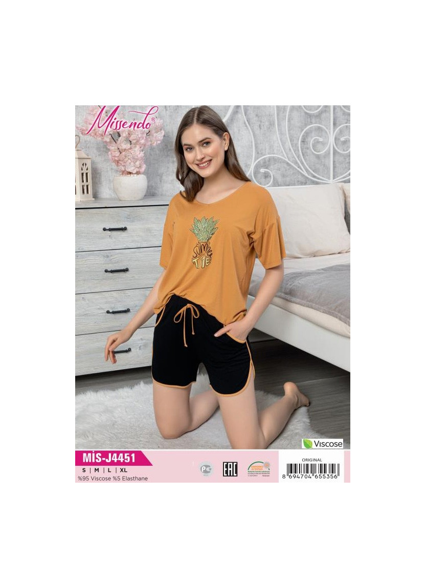 MİS-J4451_ORI Shorts Homewear Set (S+M+L+XL) — Turkey wholesale collection