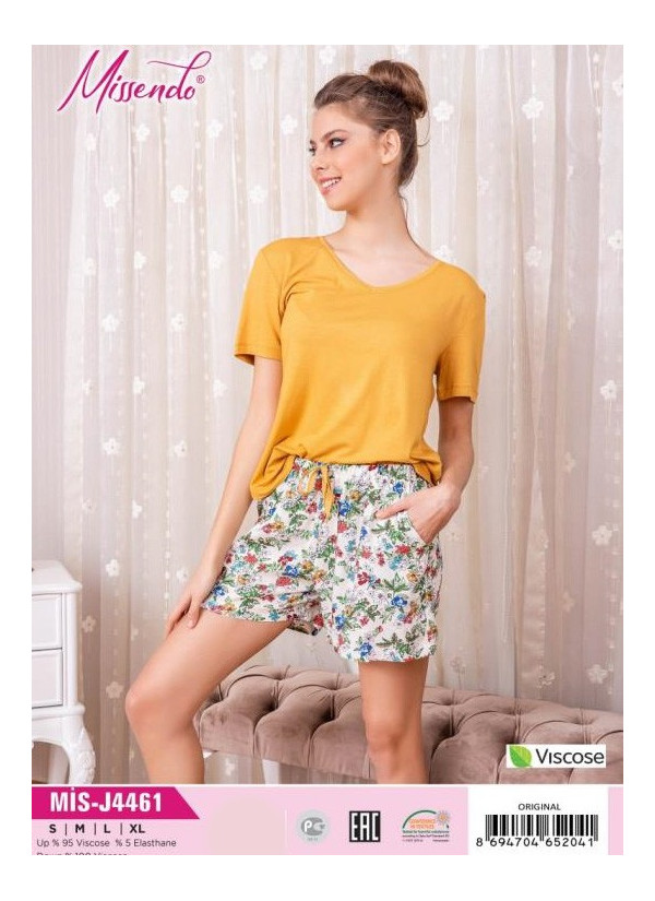 MİS-J4461_ORI Shorts Homewear Set (S+M+L+XL) — Istanbul wholesale supplier