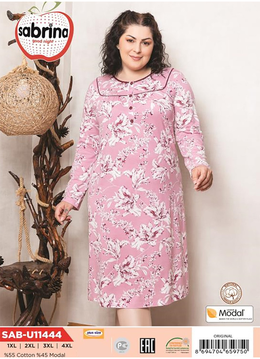 SAB.U11444_ORI Nightdress (1XL+2XL+3XL+4XL) — wholesale for boutiques