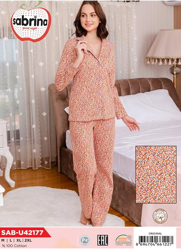 SAB.U42177_ORI Pants Homewear Set (M+L+XL+XXL) — Turkey wholesale collection