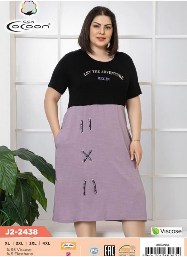 CCNJ2-2438_ORI Dress (XL+XXL+3XL+4XL) — Turkish factory wholesale