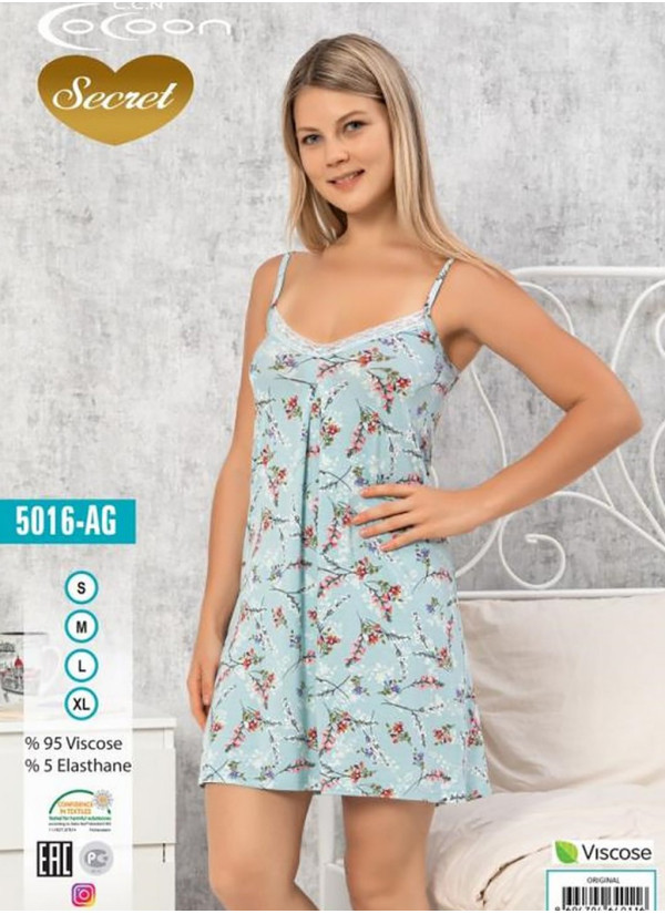 COC.5016.AG_ORI Nightdress (S+M+L+XL) — Istanbul wholesale supplier