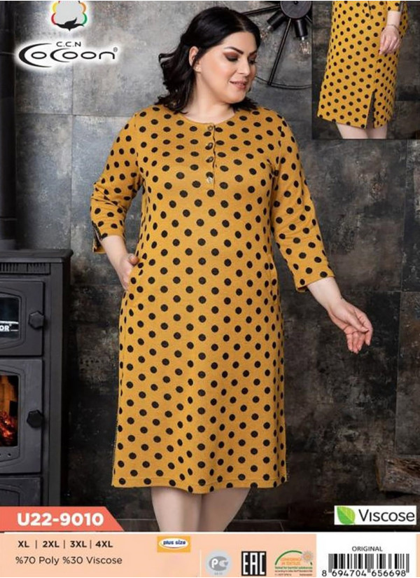 CCNU22-9010_ORI Dress (XL+2XL+3XL+4XL) — wholesale from Turkey