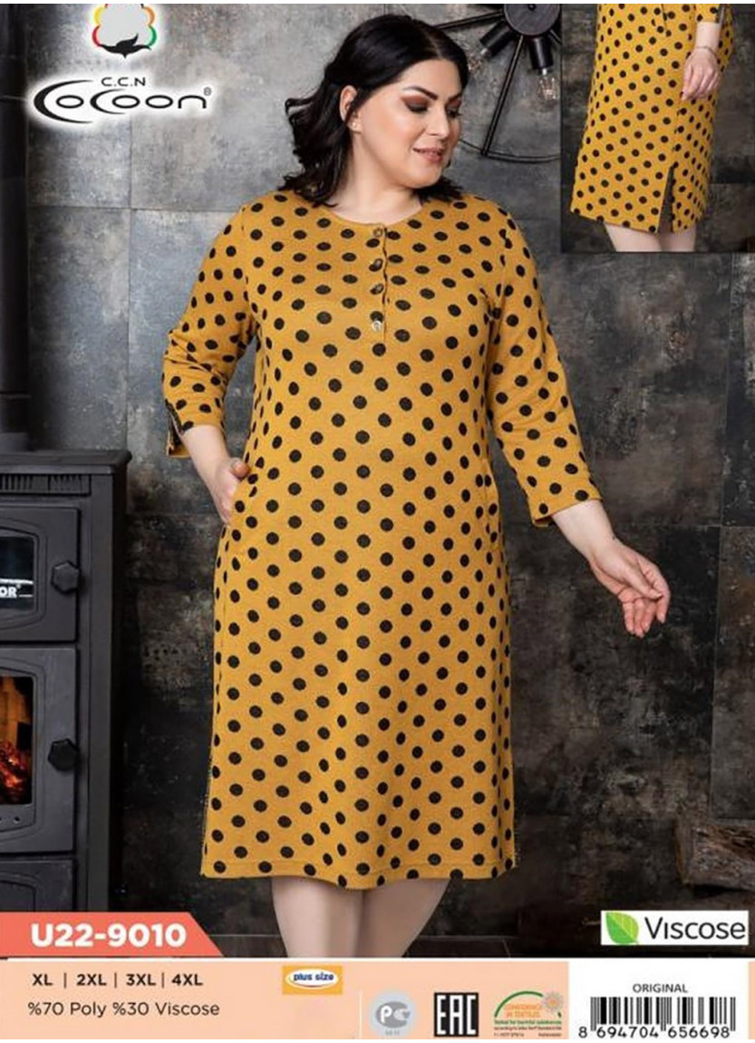 CCNU22-9010_ORI Dress (XL+2XL+3XL+4XL) — wholesale from Turkey