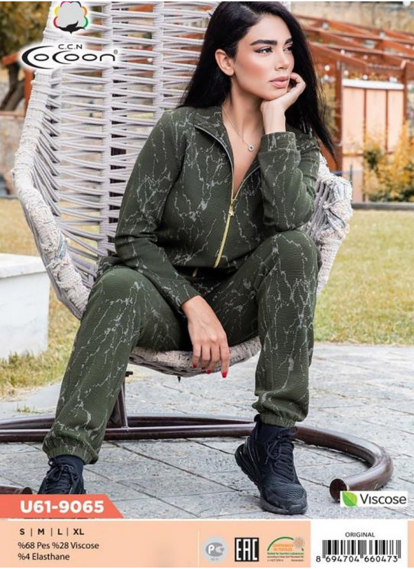 CCNU61-9065_ORI Pants Homewear Set (S+M+L+XL) — Turkish factory wholesale