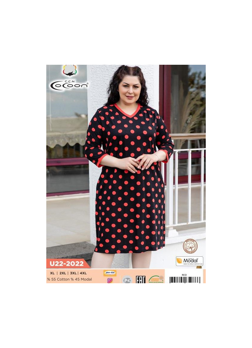 CCNU22-2022_RED Dress (XL+2XL+3XL+4XL) — wholesale from Turkey