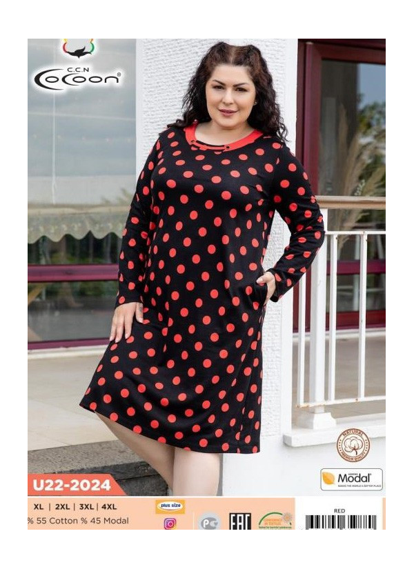CCNU22-2024_RED Dress (XL+2XL+3XL+4XL) — Istanbul wholesale supplier