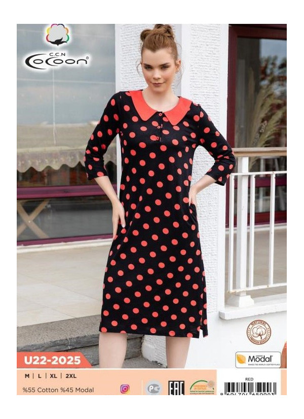 CCNU22-2025_RED Dress (M+L+XL+2XL) — Turkey wholesale collection