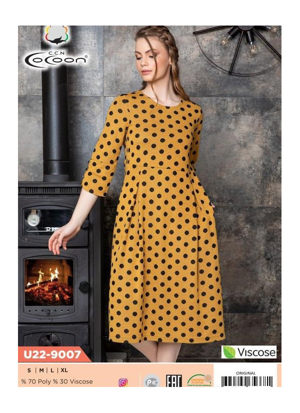 CCNU22-9007_ORI Dress (S+M+L+XL) — factory-direct from Turkey