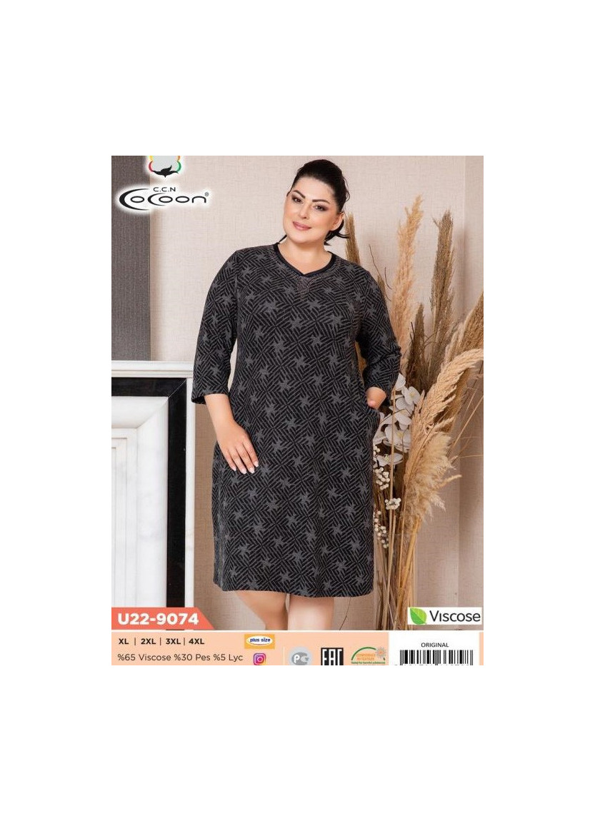 Платье (XL+2XL+3XL+4XL) COCOON CCNU22-9074_ORI — оптом для магазинов и бутиков