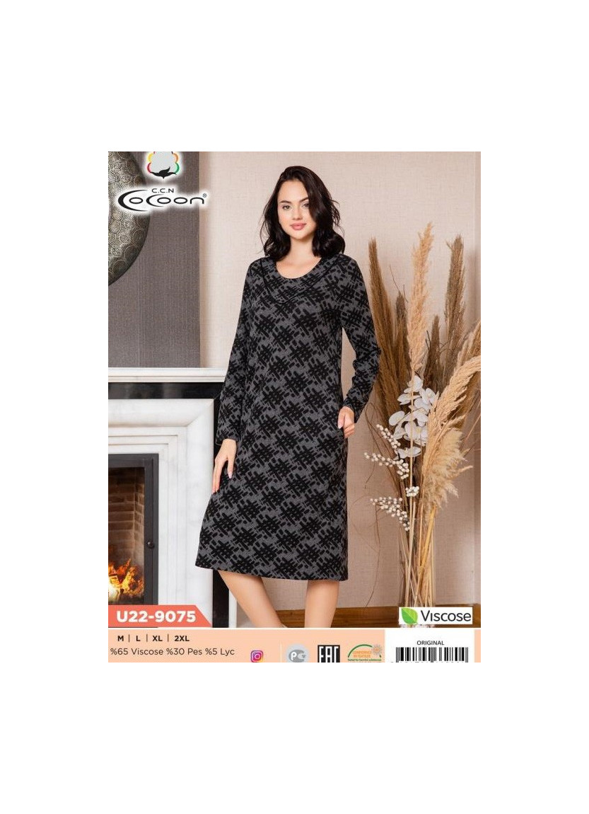 Платье (M+L+XL+2XL) COCOON CCNU22-9075_ORI — купить оптом из Турции