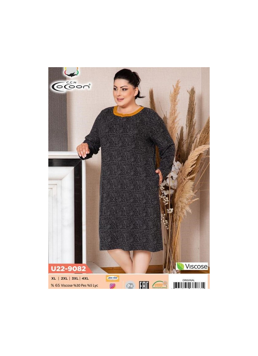 Платье (XL+2XL+3XL+4XL) COCOON CCNU22-9082_ORI — оптом для магазинов и бутиков
