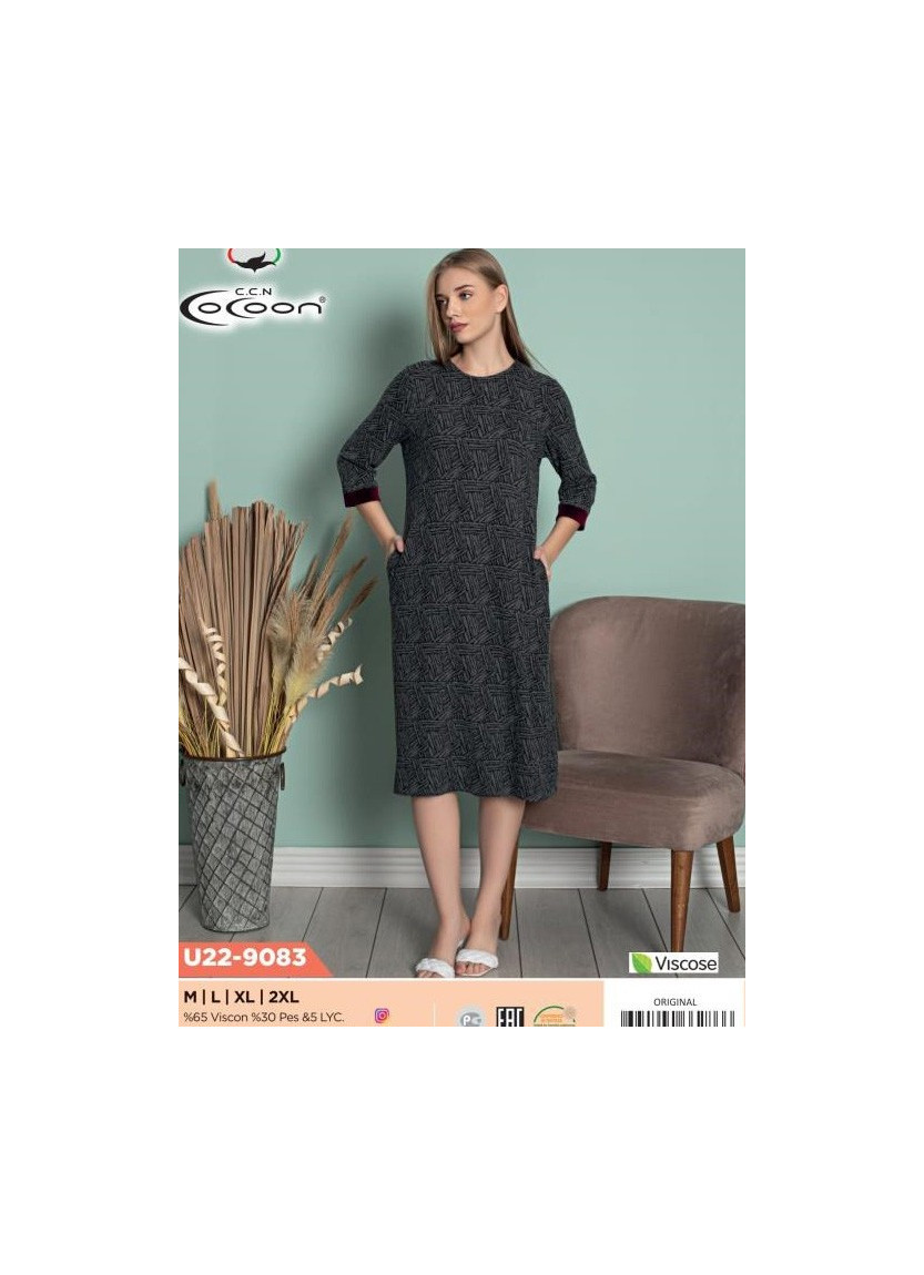 Платье (M+L+XL+2XL) COCOON CCNU22-9083_ORI — купить оптом из Турции