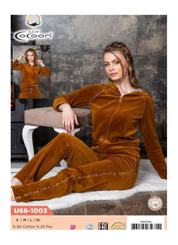 CCNU66-1003_ORI Pants Homewear Set (S+M+L+XL) — direct Turkish factory supply