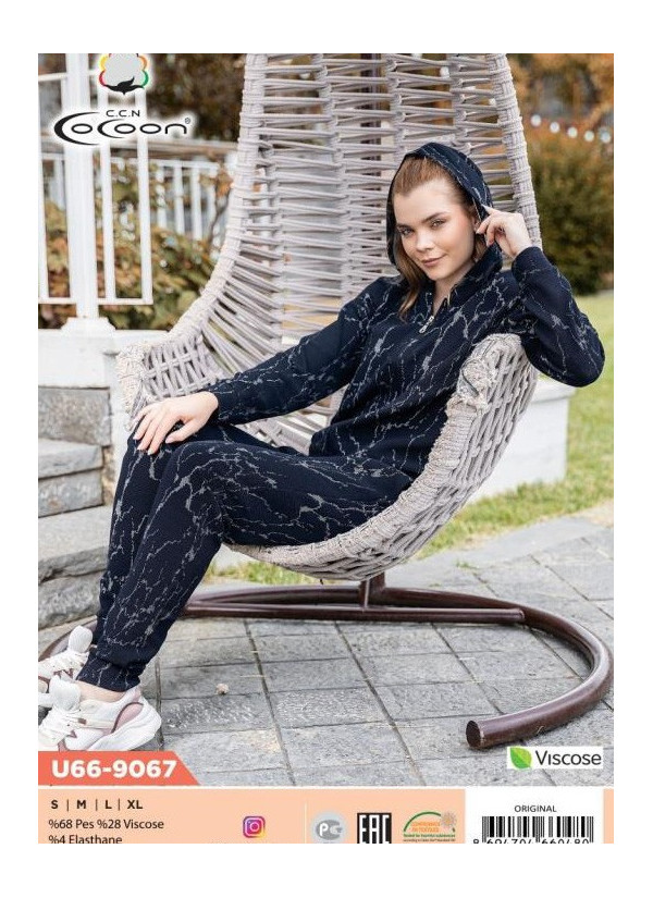 CCNU66-9067_ORI Pants Homewear Set (S+M+L+XL) — wholesale from Turkey