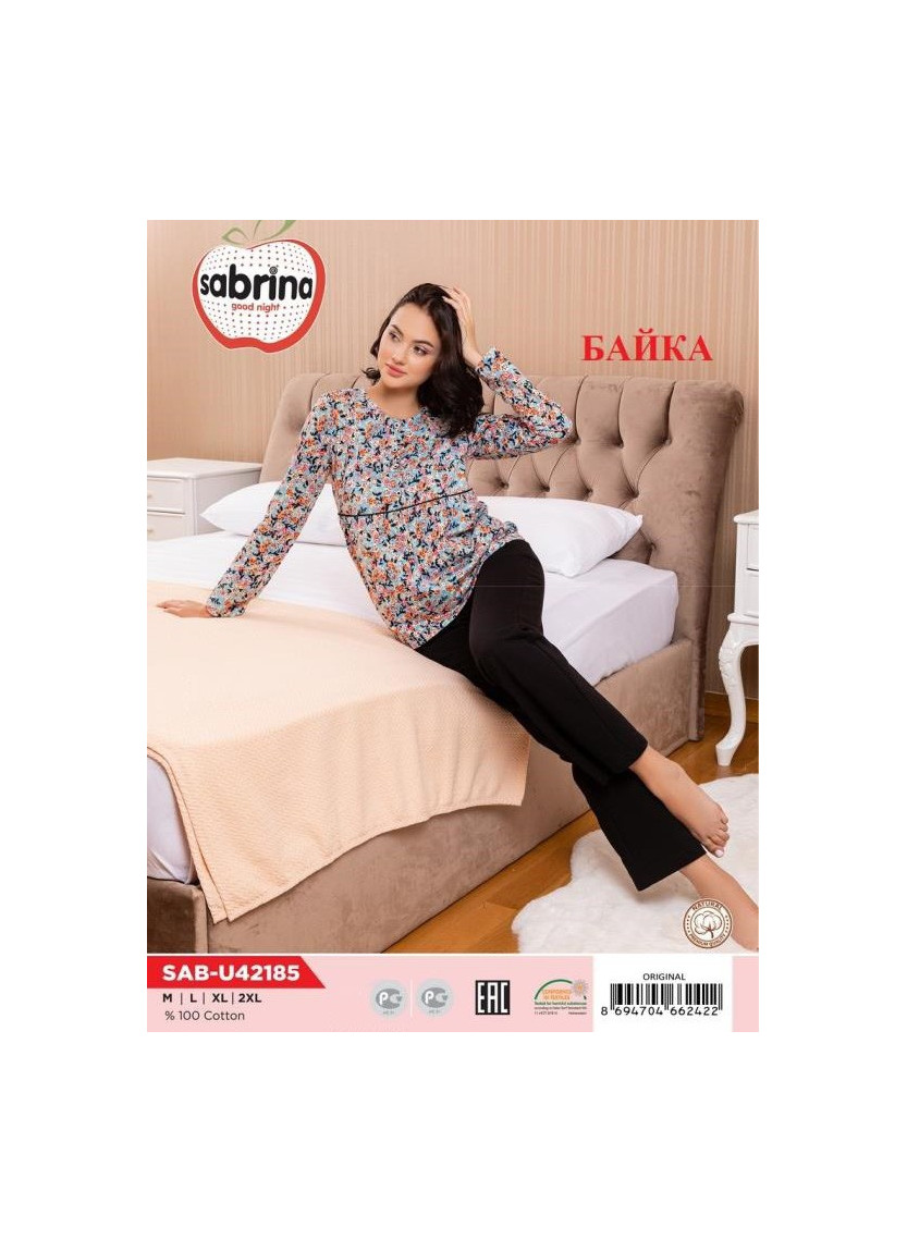 Комплект с Брюками Байка (M+L+XL+XXL) Sabrina SAB.U42185_ORI — турецкий текстиль оптом