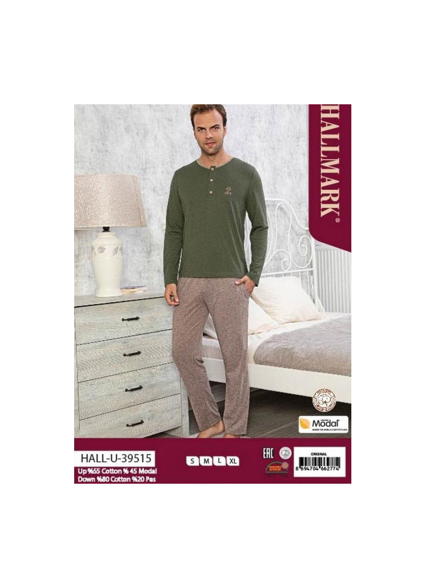 Мужской Комплект с Брюками (S+M+L+XL) HALLMARK HALL-U39515_ORI — купить оптом из Турции