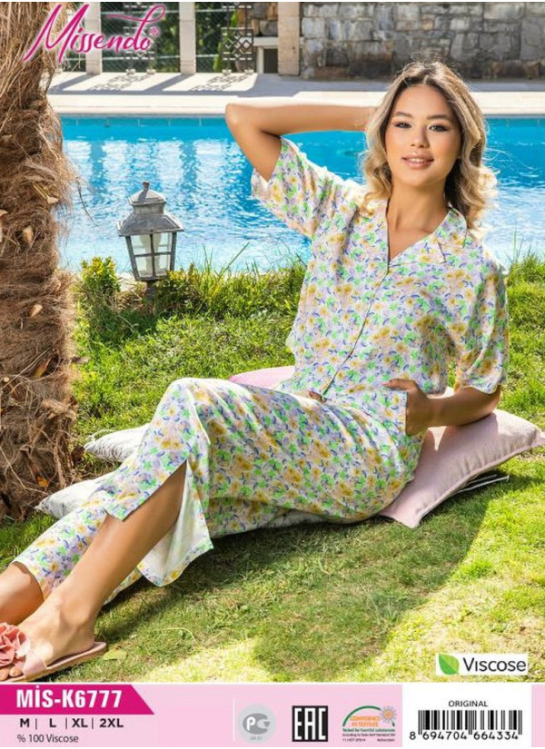 MİS-K6777_ORI Pants Homewear Set (M+L+XL+XXL) — wholesale from Turkey