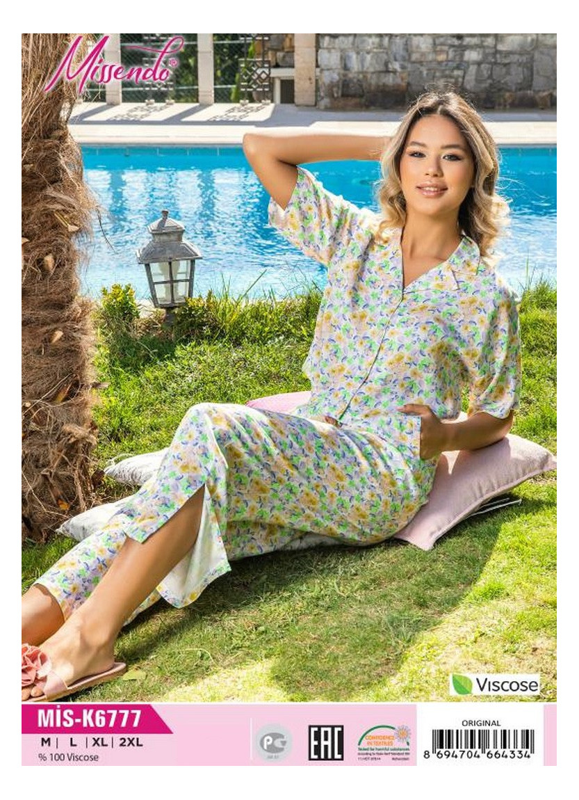 MİS-K6777_ORI Pants Homewear Set (M+L+XL+XXL) — wholesale from Turkey