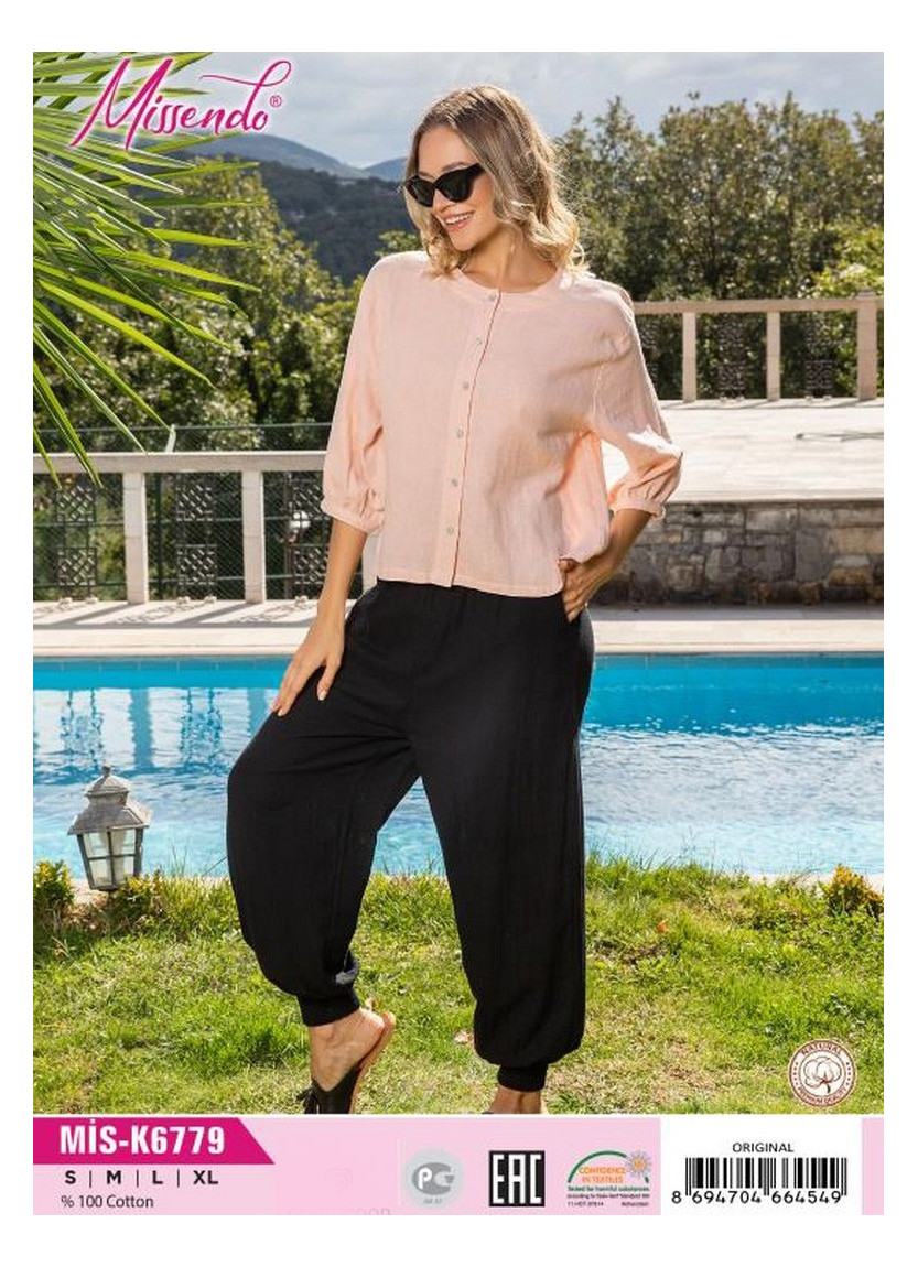 MİS-K6779_ORI Pants Homewear Set (S+M+L+XL) — factory-direct from Turkey