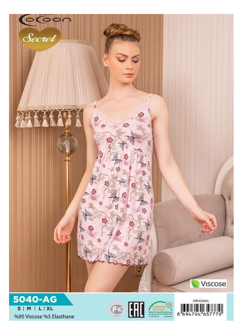 Ночная Сорочка (S+M+L+XL) COCOON Secret COC.5040.AG_ORI — оптом для магазинов и бутиков
