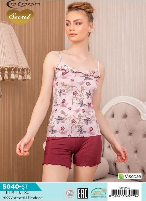 COC.5040.ST_ORI Shorts Homewear Set (S+M+L+XL) — factory-direct from Turkey