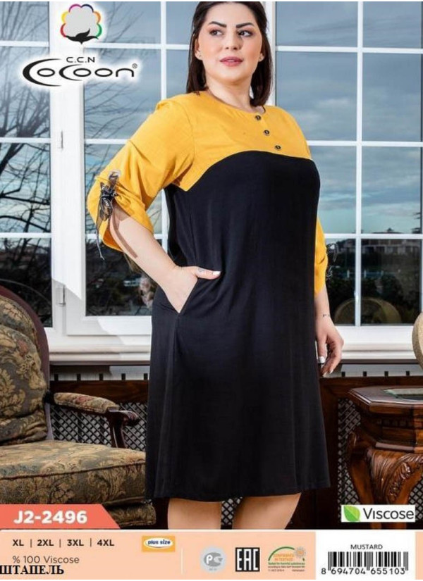 CCNJ2-2496_MTR Dress (XL+XXL+3XL+4XL) — factory-direct from Turkey