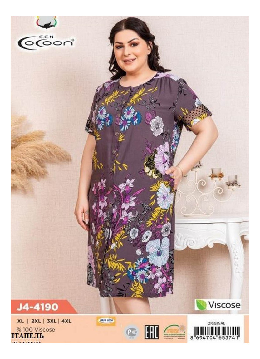 CCNJ4-4190_ORI Women's Robe (XL+XXL+3XL+4XL) — wholesale for boutiques