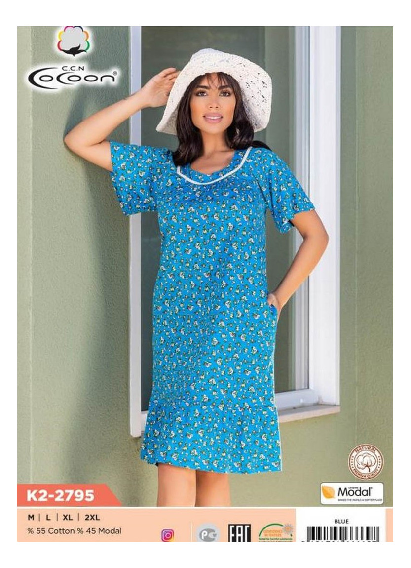 CCNK2-2795_BLU Dress (M+L+XL+2XL) — factory-direct from Turkey