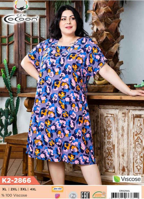 CCNK2-2866_ORI Dress (XL+XXL+3XL+4XL) — direct Turkish factory supply