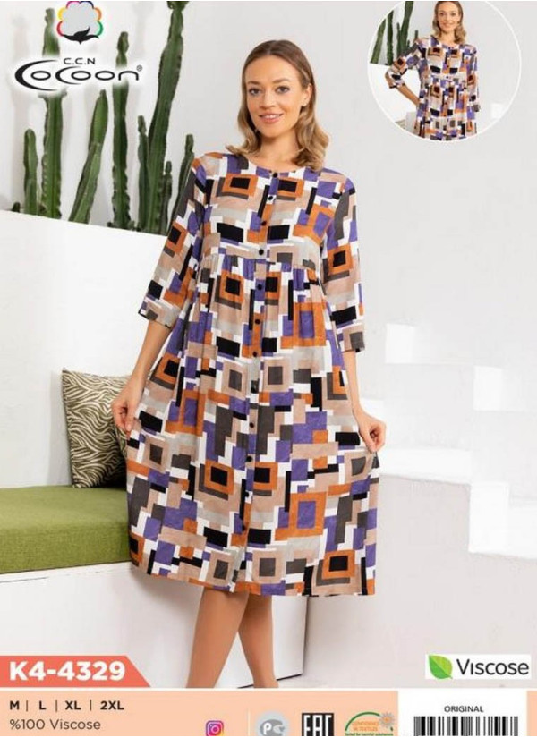 CCNK4-4329_ORI Women's Robe (M+L+XL+XXL) — Istanbul wholesale supplier