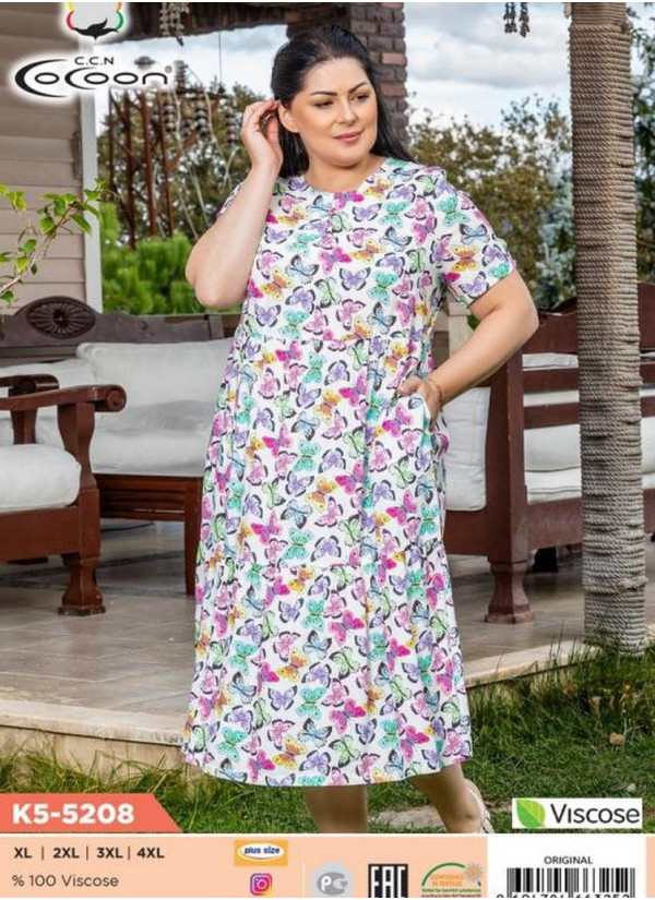 CCNK5-5208_ORI Dress (XL+XXL+3XL+4XL) — Istanbul wholesale supplier