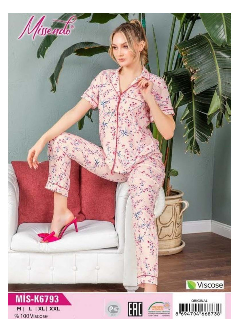 MİS-K6793_ORI Pants Homewear Set (M+L+XL+XXL) — Istanbul wholesale supplier