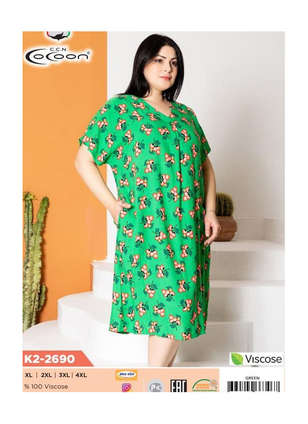 CCNK2-2690_PEM Dress (XL+XXL+3XL+4XL) — Istanbul wholesale supplier