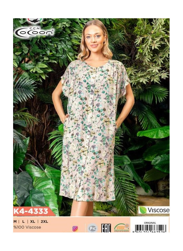 CCNK4-4333_ORI Women's Robe (M+L+XL+XXL) — Istanbul wholesale supplier