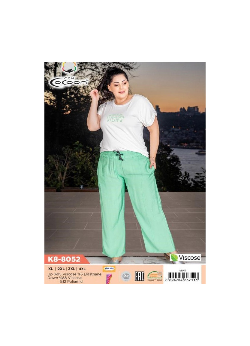 CCNK8-8052_MNT Pants Homewear Set (XL+2XL+3XL+4XL) — wholesale for boutiques